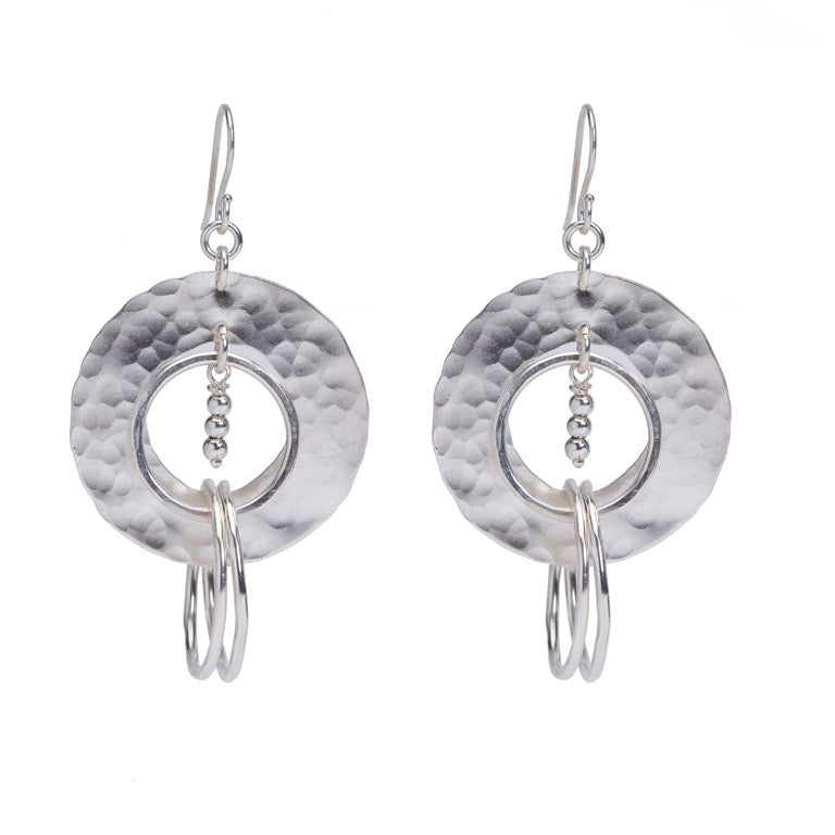 The Suzanne Disc & Bead Earrings - Luminosity Signature Series
