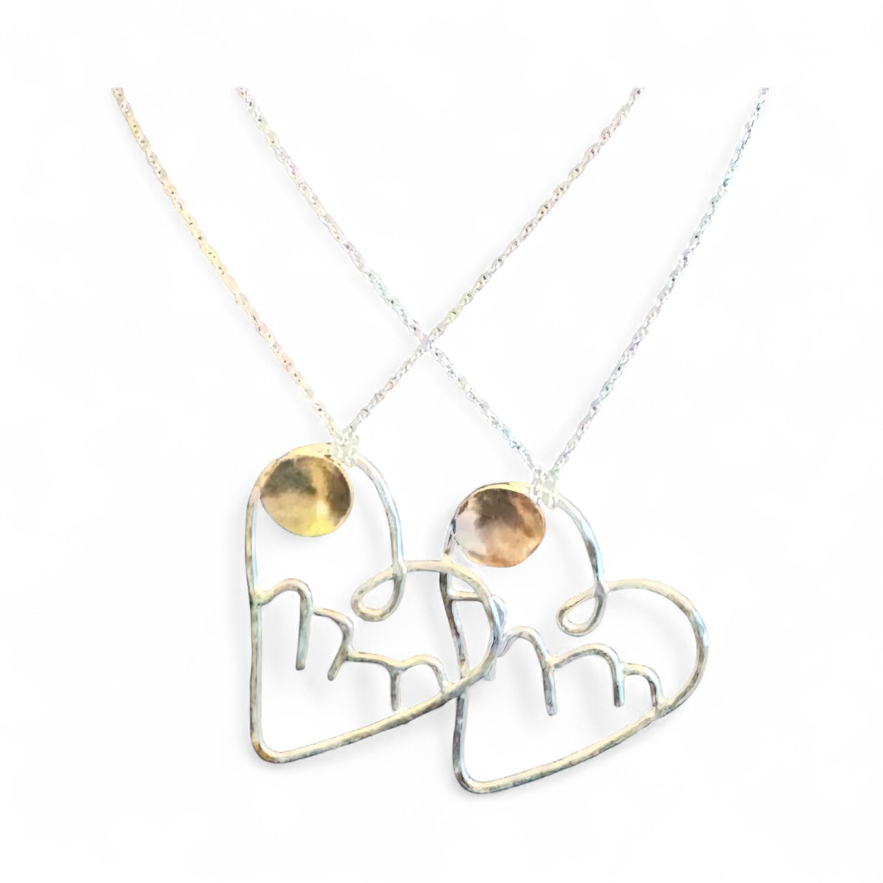 Large “Asheville Strong” Special Edition, Love & Frienship Heart Necklace