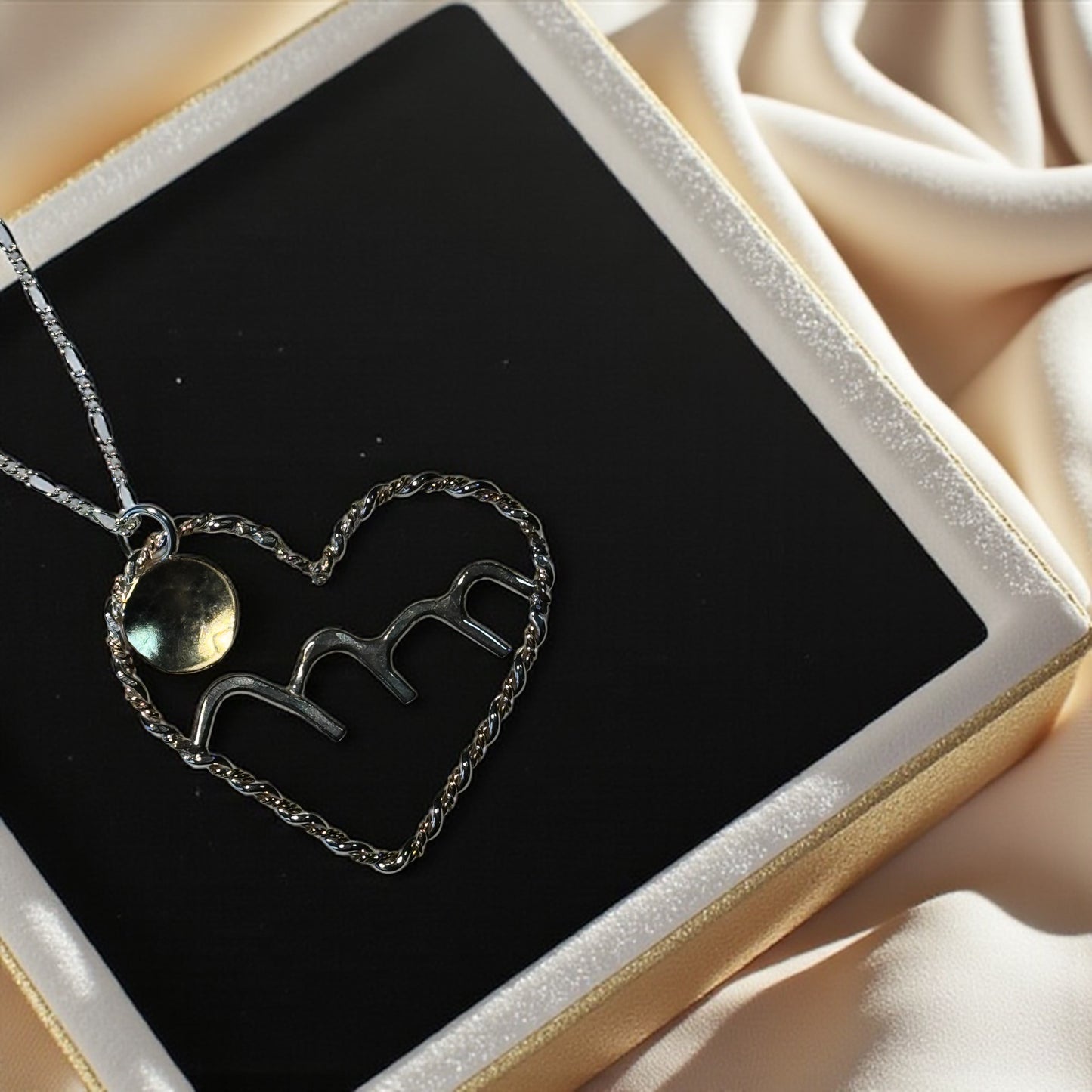 Medium Twisted Heart “Asheville Strong” special edition Necklace