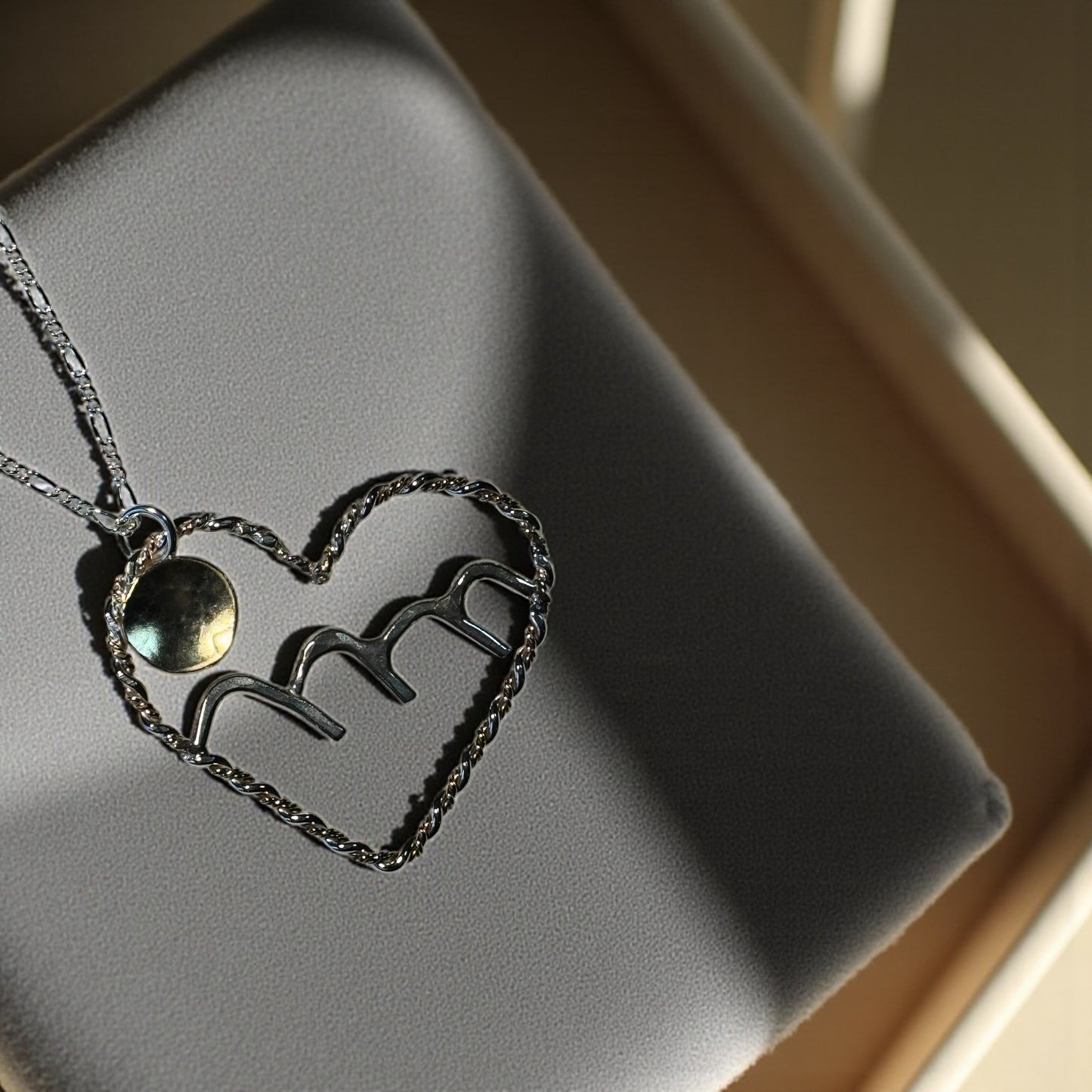 Medium Twisted Heart “Asheville Strong” special edition Necklace