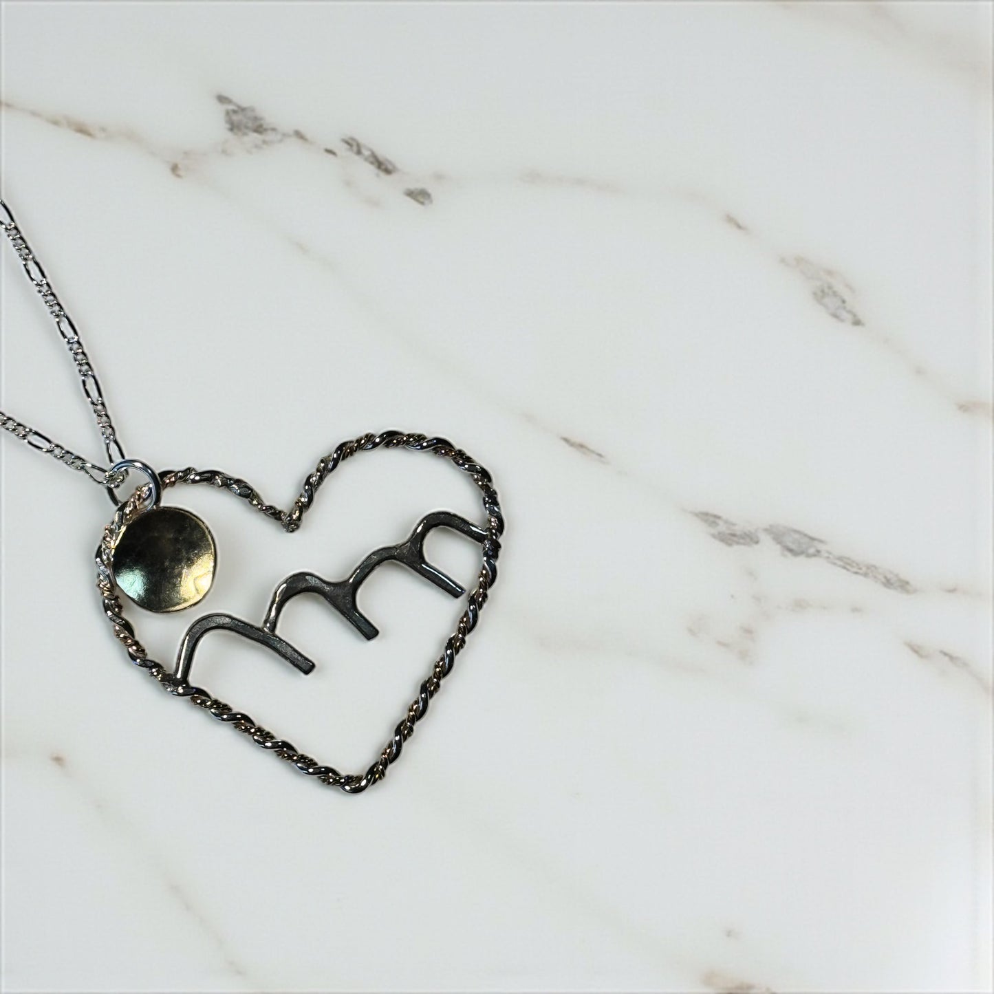 Medium Twisted Heart “Asheville Strong” special edition Necklace