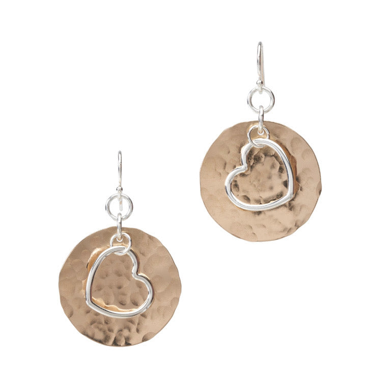 The Rose Ann Disc & Heart Necklace - Luminosity Signature Series