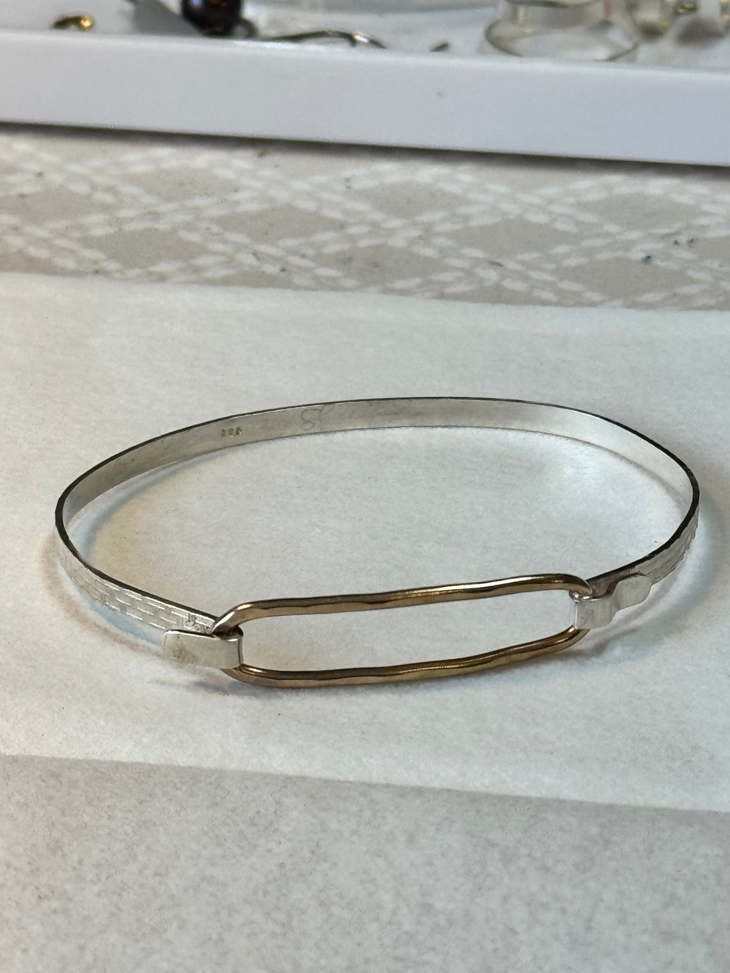 Luminosity Paperclip Gold-filled Clip Bracelet