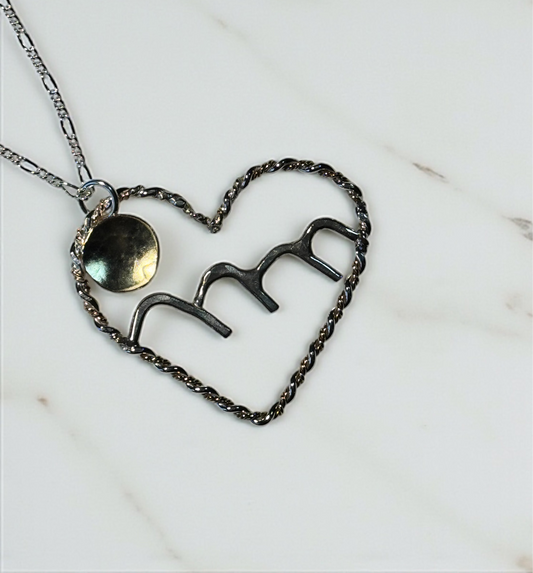 Medium Twisted Heart “Asheville Strong” special edition Necklace