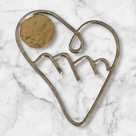 Large “Asheville Strong” Special Edition, Love & Frienship Heart Necklace