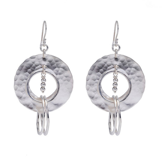 The Suzanne Disc & Bead Earrings - Luminosity Signature Series