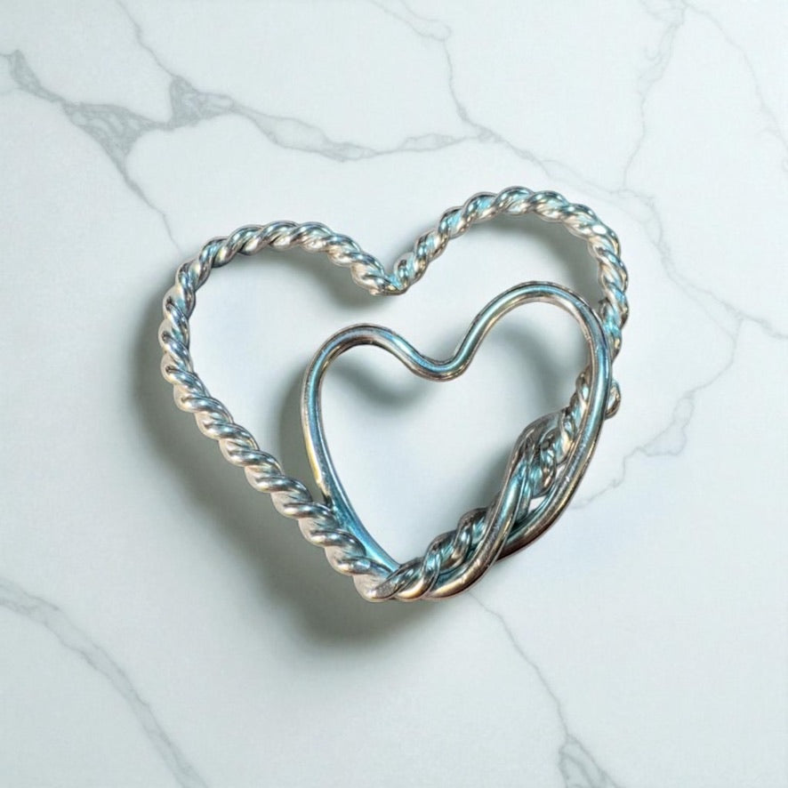 The Vicki Embracing Heart Necklace - Luminosity Signature Series