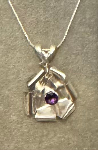 Brilliant Blossoms Large Amethyst Necklace