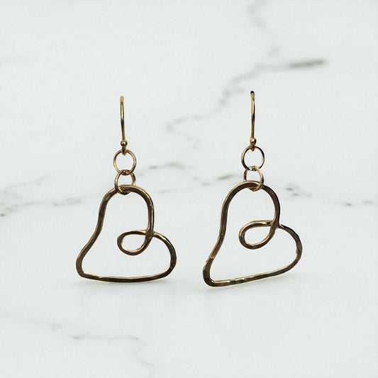 Love & Friendship Gold-Filled Earrings