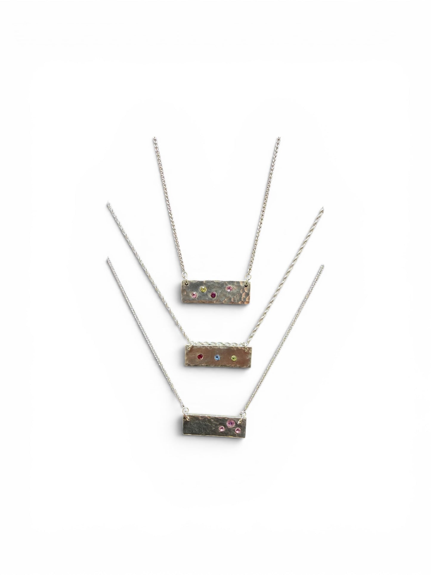 Customize Family Birthstone Necklaces