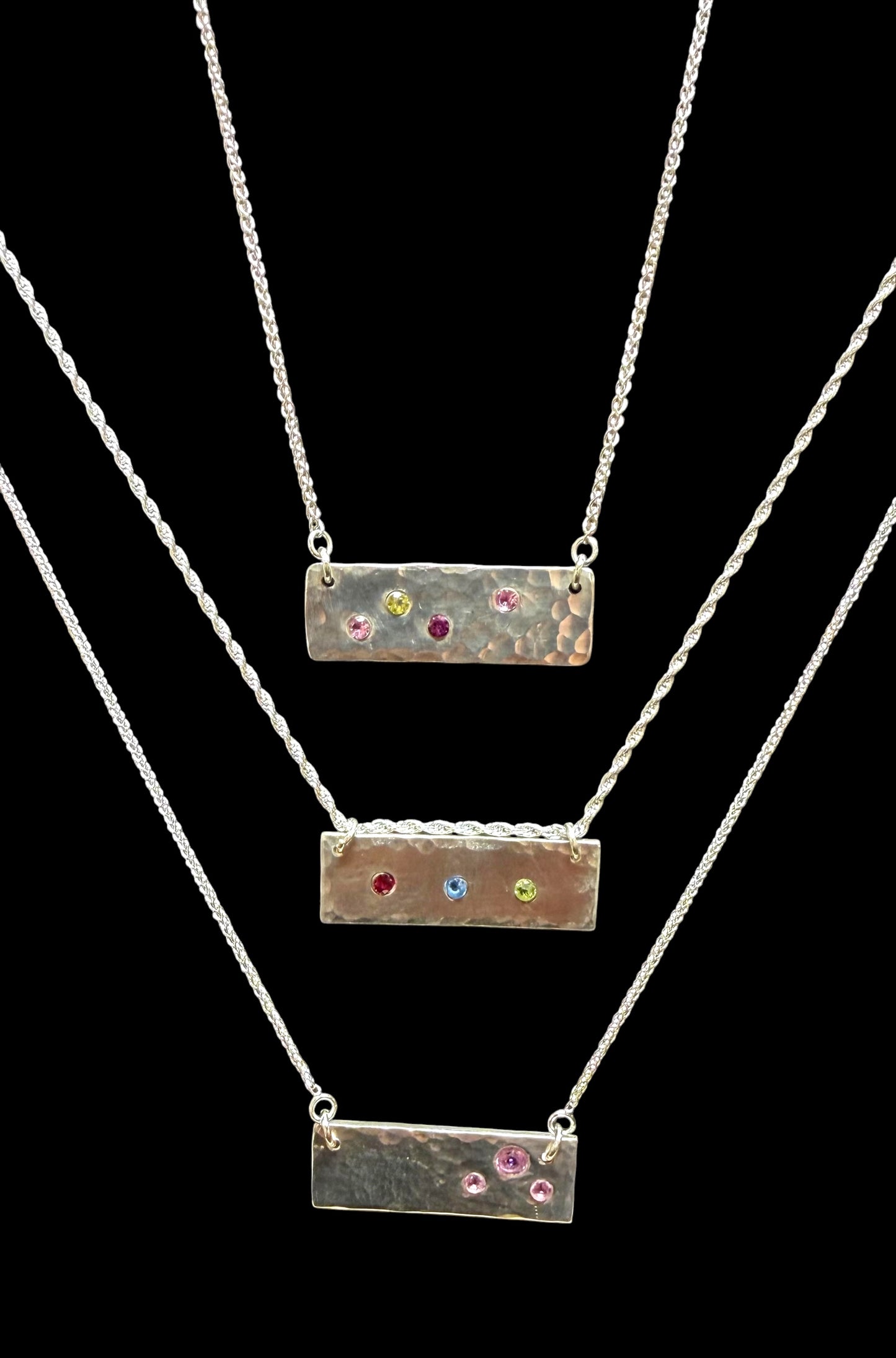 Customize Family Birthstone Necklaces