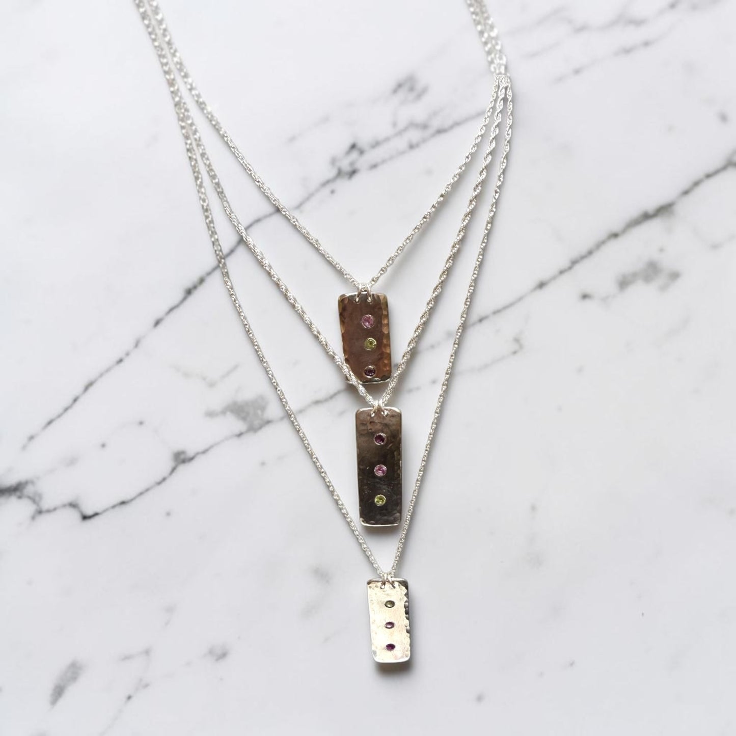 Customize Family birthstone Necklace