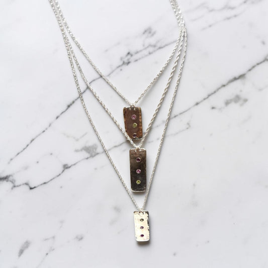 Customize Family birthstone Necklace
