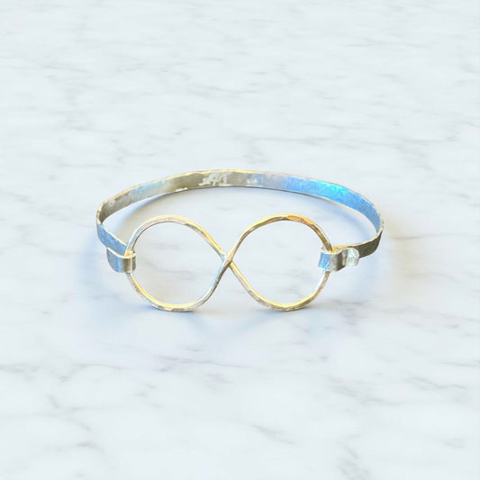 The Hammered Infinity Bracelet