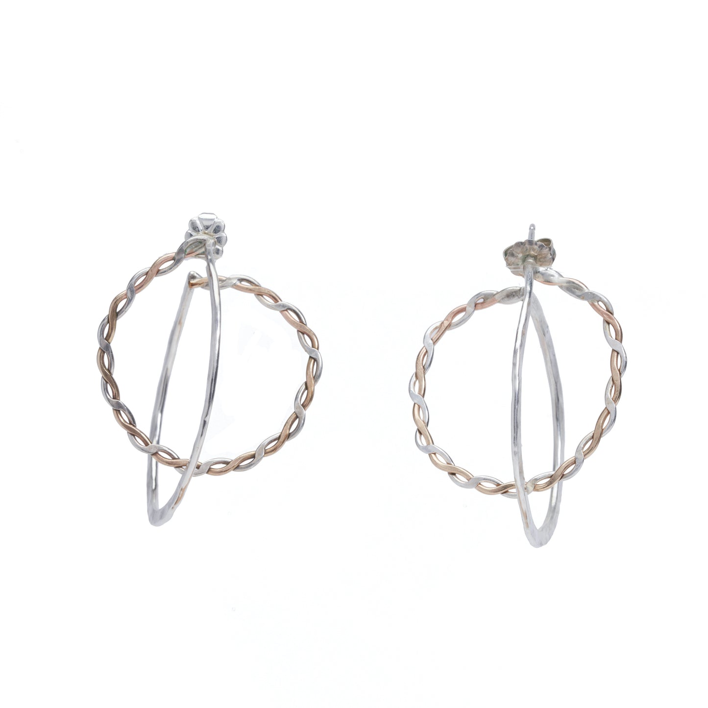 The Twisted Globe Post Earring