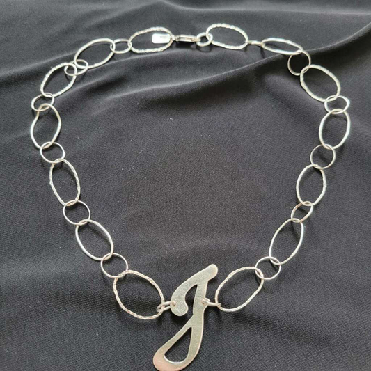 The Jane Initial Necklace - Luminosity Signature Series